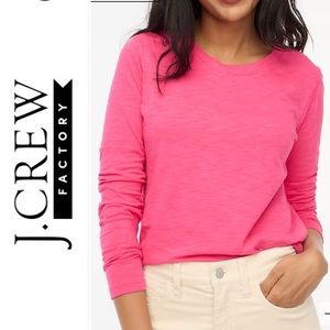 J. Crew Pink long sleeve shirt.